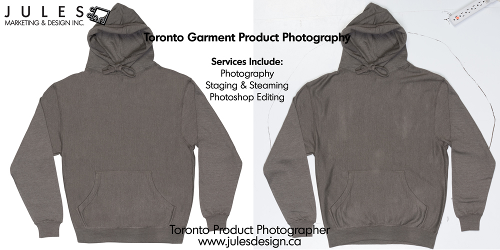 Product Photography clothing garmets laying flat 